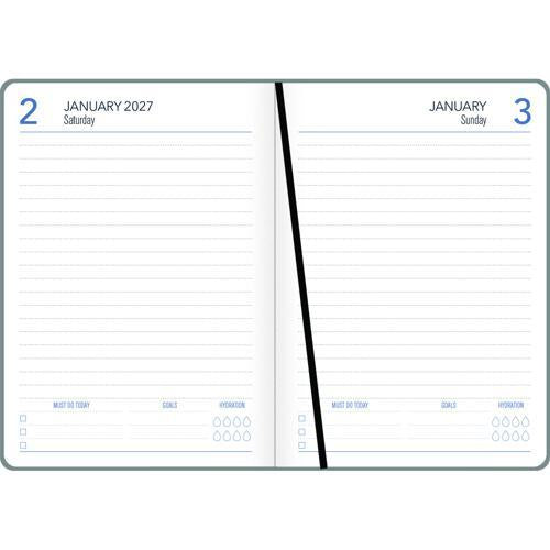 2027 Collins A51 Day Per Page Colour Edge Blue Diary