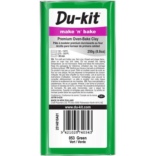 Polymer Modelling Clay Green 250g - Du-kit