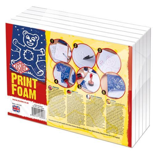 Printmaking Foam Sheets A4 5 Pack - Essdee