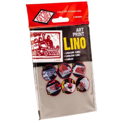 Art Print Lino Sheets 150x100mm 2 Pack - Essdee