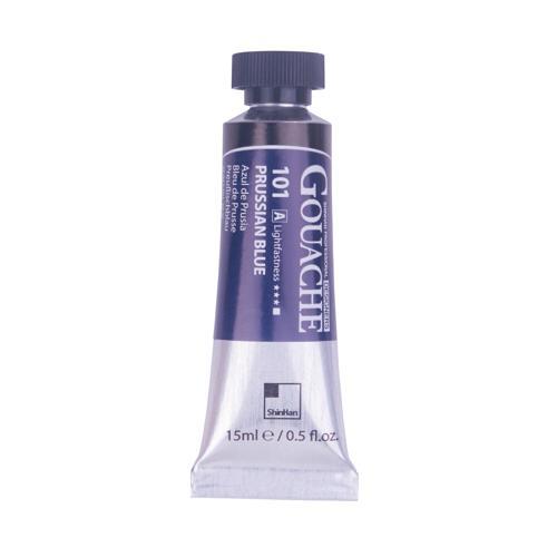 Professional Designer Gouache Paint Prussian Blue 101 15ml - ShinHan
