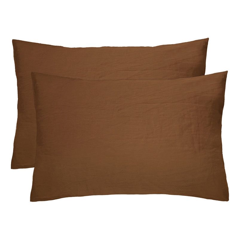 Linen Pillowcase Pair Hazel