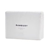 Luxurious ivory King Single organic cotton sheet set, sustainably crafted for comfort, health, and elegant design.