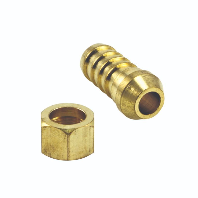 Champion 1/4in x 1/4in Brass Tail & Nut  - Solder On**