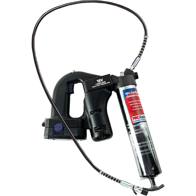 ProEquip 18V Lithium lon Cordless Grease Gun 450g