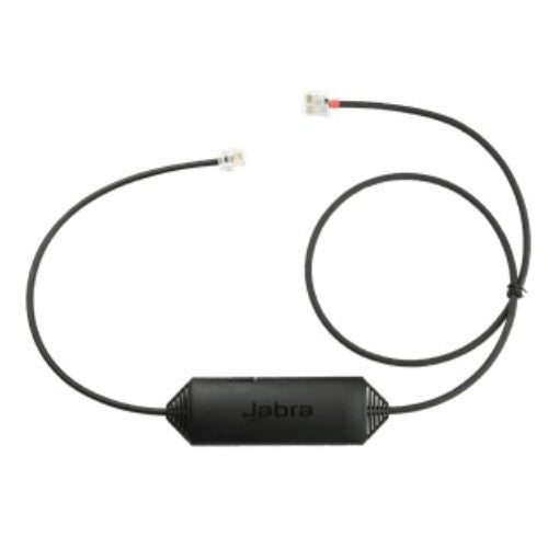 Jabra LINK 14201-43 Electronic Hook Switch for hands-free call control with Jabra headsets and Cisco IP phones.