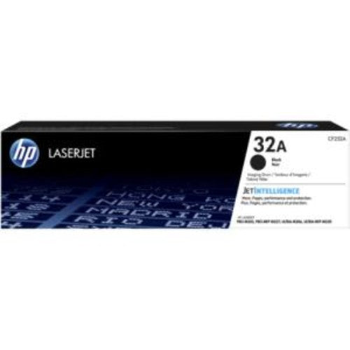 Original HP 32A Imaging Drum for LaserJet Pro, yields 23,000 pages, ensures quality prints with anti-fraud technology.