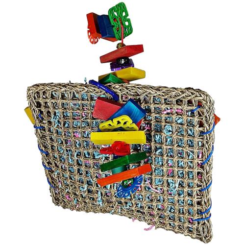 Bird Toy - Vine Mat Forage Pouch 35x30cm
