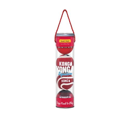 Dog Toy - KONG Signature Balls Med/Small 4pk