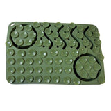 Dog - Slow Feeder Double Bento Mat Olive 30x20cm