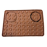 Dog - Slow Feeder Bento Mat Mocha 30x20cm
