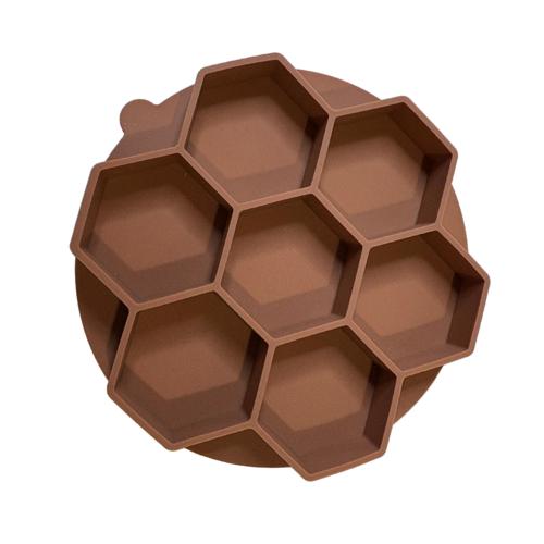 Dog - Slow Feeder Insert Mocha Hexagon 15cm