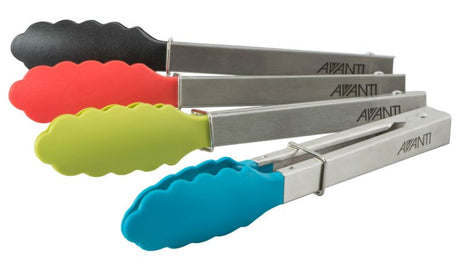 Avanti 23cm set of 24 durable nylon tongs, ideal for grilling, serving, and perfect for non-stick cookware.