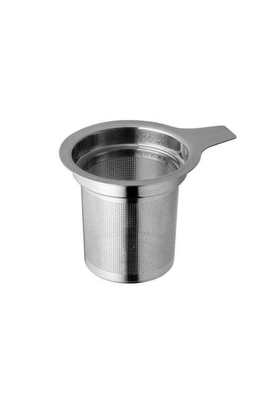 Avanti Premium Universal Tea Strainer in stainless steel, designed for perfect tea infusion with fine mesh and universal fit.