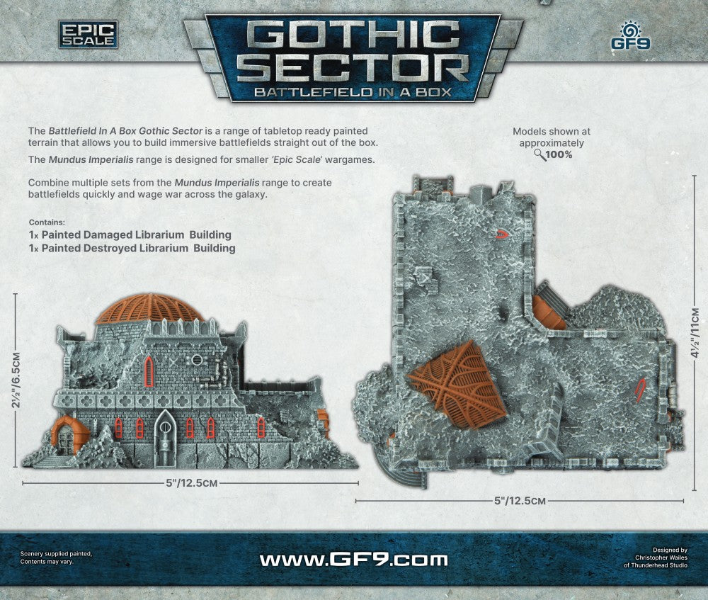 Battlefield in a Box: Gothic Sector - Mundus Imperialis: Librarium - Miniature