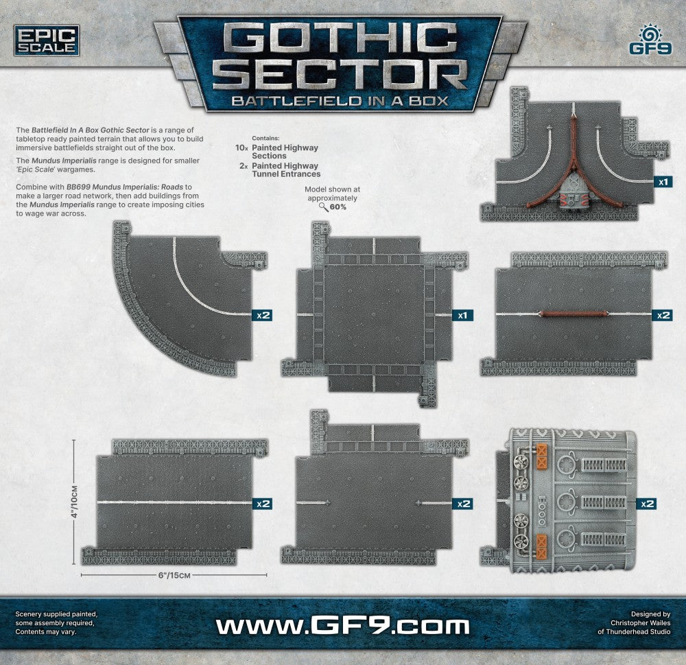 Battlefield in a Box: Gothic Sector  - Mundus Imperialis: Highways