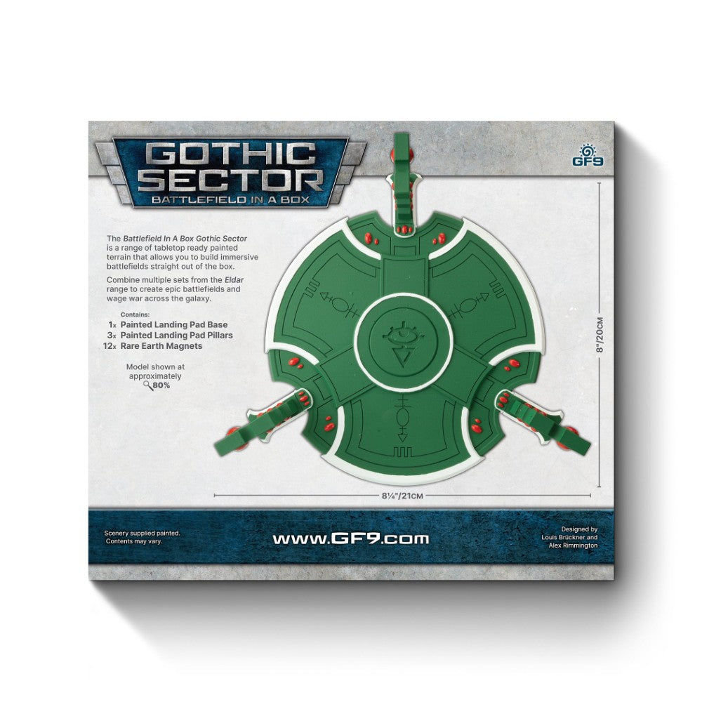 Battlefield in a Box: Gothic Sector  - Eldar: Landing Pad