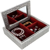 Jewelry Box - Silver Rose (25cm)
