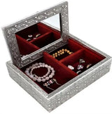 Jewellery Box - Silver Mandala (25cm)