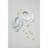 Little Bamboo Muslin Bib 2pk Whisper - Little Bamboo