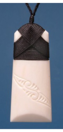 Pendant - Engraved Toki Pendant (Medium)  - Kiwiana - Version 1