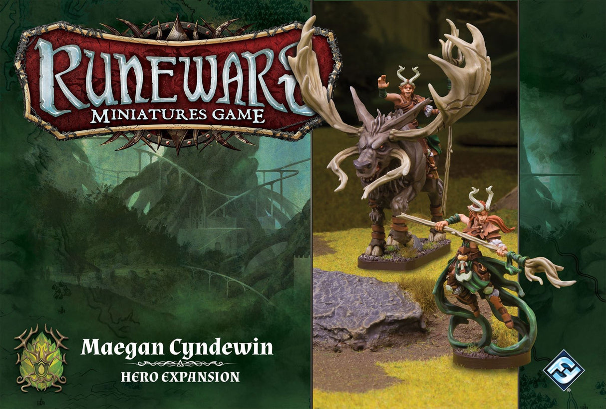 Runewars Miniatures Game: Maegan Cyndewin  - Hero Expansion