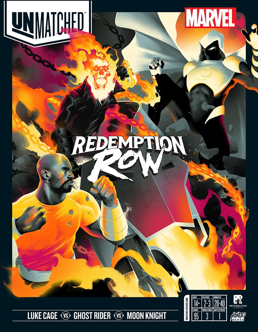 Unmatched Marvel Redemption Row - Board Game