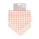 Bandana Bibs 2pk - Gingham Strawberry - All4Ella