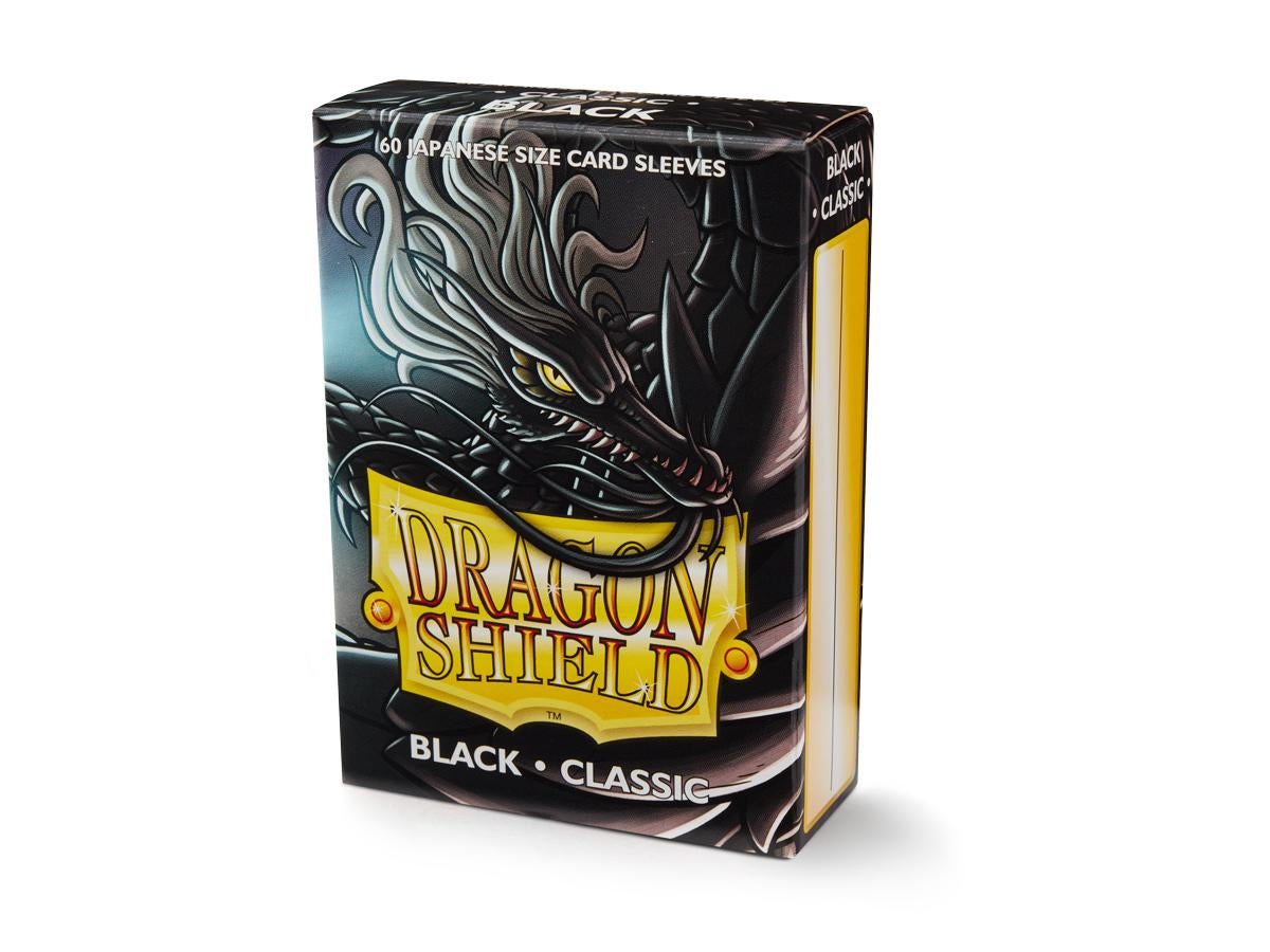 Dragon Shield Japanese Size Classic Card Sleeves - Black
