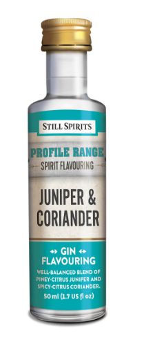 Premium flavour essence for crafting gin with juniper and coriander notes, perfect for enhancing homemade spirits.