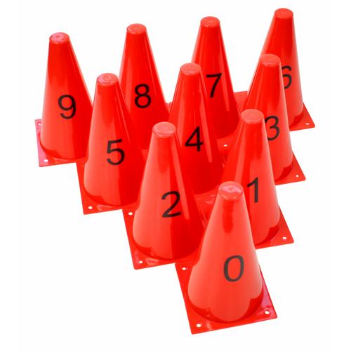 Numbered Cones 1-10