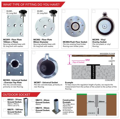 Indoor Fixed Height Goal