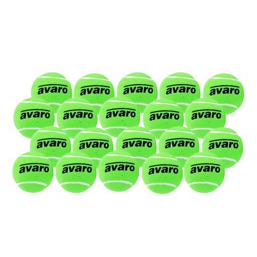 Avaro Tennis Balls Green ball bundle x 20