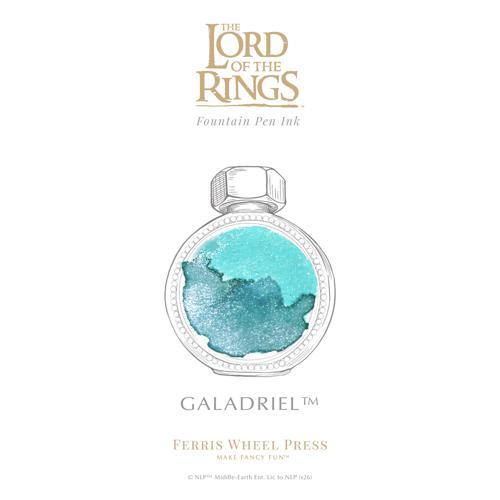 Lord of the Rings Galadriel Fountain Pen and 38ml Ink Set Ferris Wheel Press