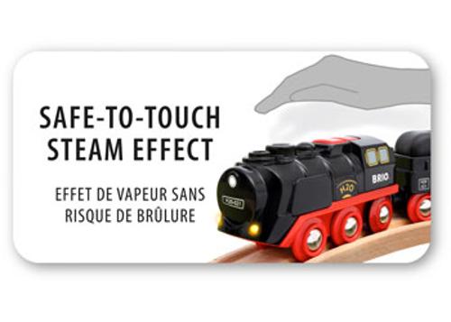 BRIO - B/O Steaming Train 3 Pieces