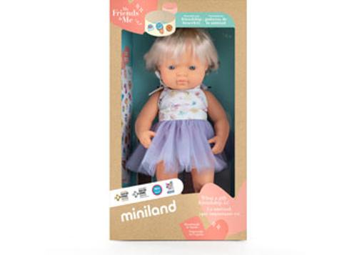 Miniland -My Friends & Me Baby Doll W/Hearing Aid 38Cm