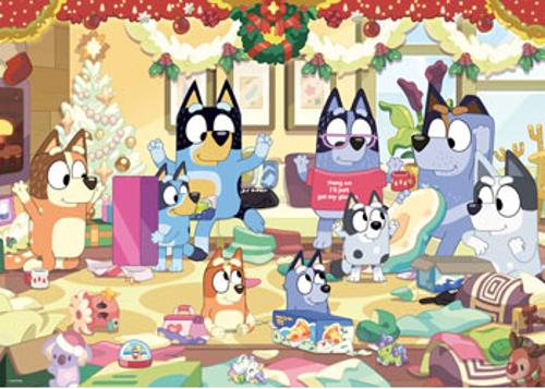 Ravensburger Bluey Christmas Giant Floor Puzzle 24 Pieces