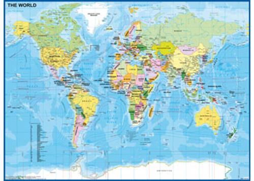 Ravensburger Map of the World Puzzle 200 Pieces
