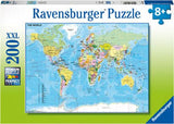 Ravensburger Map of the World Puzzle 200 Pieces
