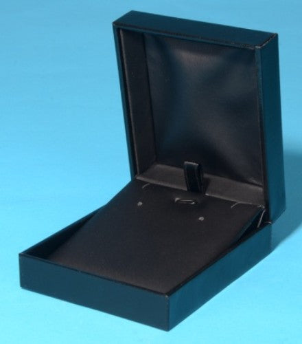 Pendant Box - Black Leatherette