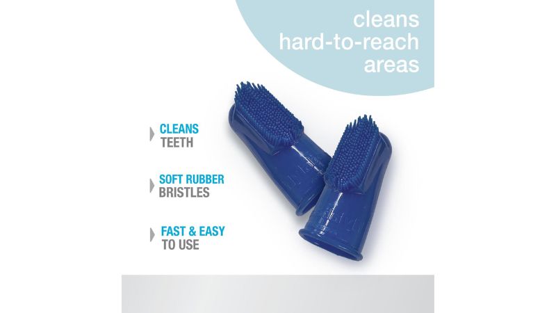 Oral Care Finger Brush for Dogs - Advanced (2pk)