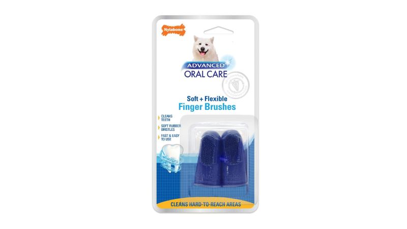 Oral Care Finger Brush for Dogs - Advanced (2pk)