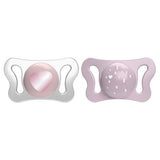 CHICCO SOOTHER:PHYSIO MICRO SIL 0-2M PINK 2PC