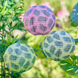 Tiki Tropics Hawaiian Palm Leaf Printed Hanging Lantern Decorations - Pack of 3
