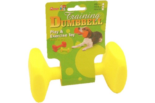 Dog - Neon Nylon Dumbbell    - 15cm