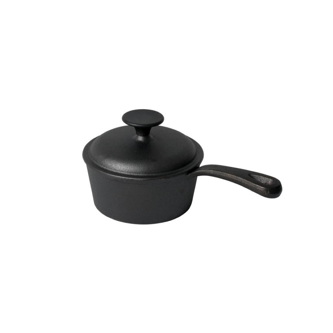 15cm PYROLUX Pyrocast saucepan featuring durable cast iron, perfect heat retention, and compatibility with all cooktops.