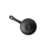 15cm PYROLUX Pyrocast saucepan in cast iron, perfect for sauces or stews, compatible with all cooktops, pre-seasoned for easy use.