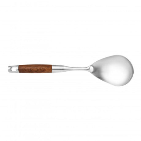 AVANTI Oriental Rice Spoon with ergonomic handle, durable design, and looped handle for easy storage and comfort.