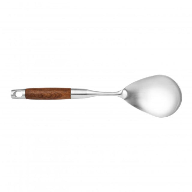 AVANTI Oriental Rice Spoon with ergonomic handle, durable design, and looped handle for easy storage and comfort.