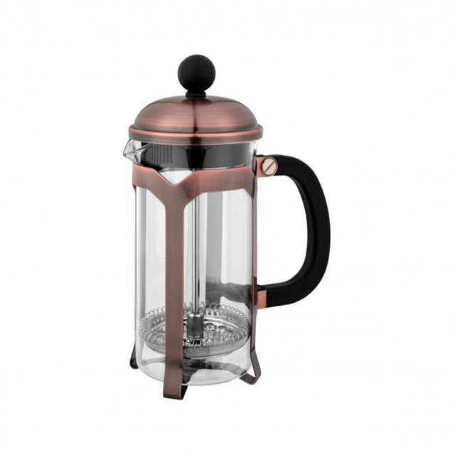 AVANTI Domo Coffee Plunger in antique finish, 350ml capacity, features heat-resistant glass and stainless-steel plunger for rich brews.